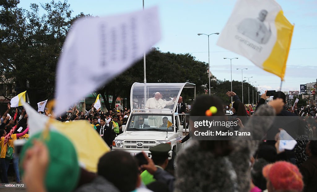 Pope Francis Celebrates Mass In Bolivia During South American Tour