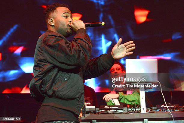 Casey Veggies performs during Power 106's Powerhouse 2015 at Honda Center on May 16, 2015 in Anaheim, California.