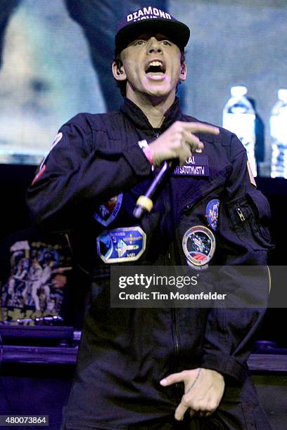 Logic performs during Power 106's Powerhouse 2015 at Honda Center on May 16, 2015 in Anaheim, California.