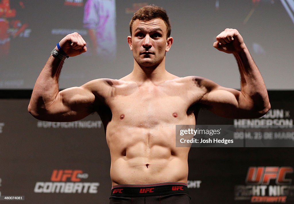 UFC Fight Night Weigh-in