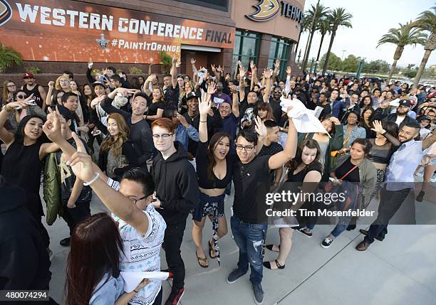 Atmosphere during Power 106's Powerhouse 2015 at Honda Center on May 16, 2015 in Anaheim, California.