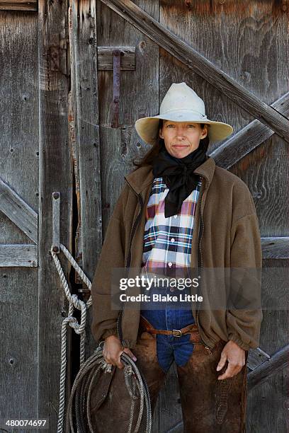 Mother cowgirl rancher