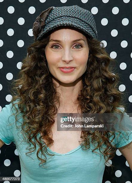 Actress Alicia Minshew attends Save The Music Foundation's "Family Day" at The Anderson School on March 22, 2014 in New York City.