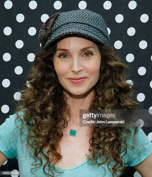 Actress Alicia Minshew attends Save The Music Foundation's "Family Day" at The Anderson School on March 22, 2014 in New York City.