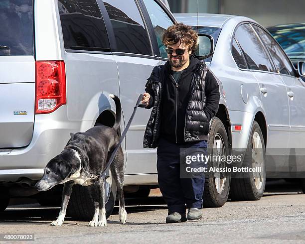 Peter Dinklage is seen on March 22, 2014 in New York City.