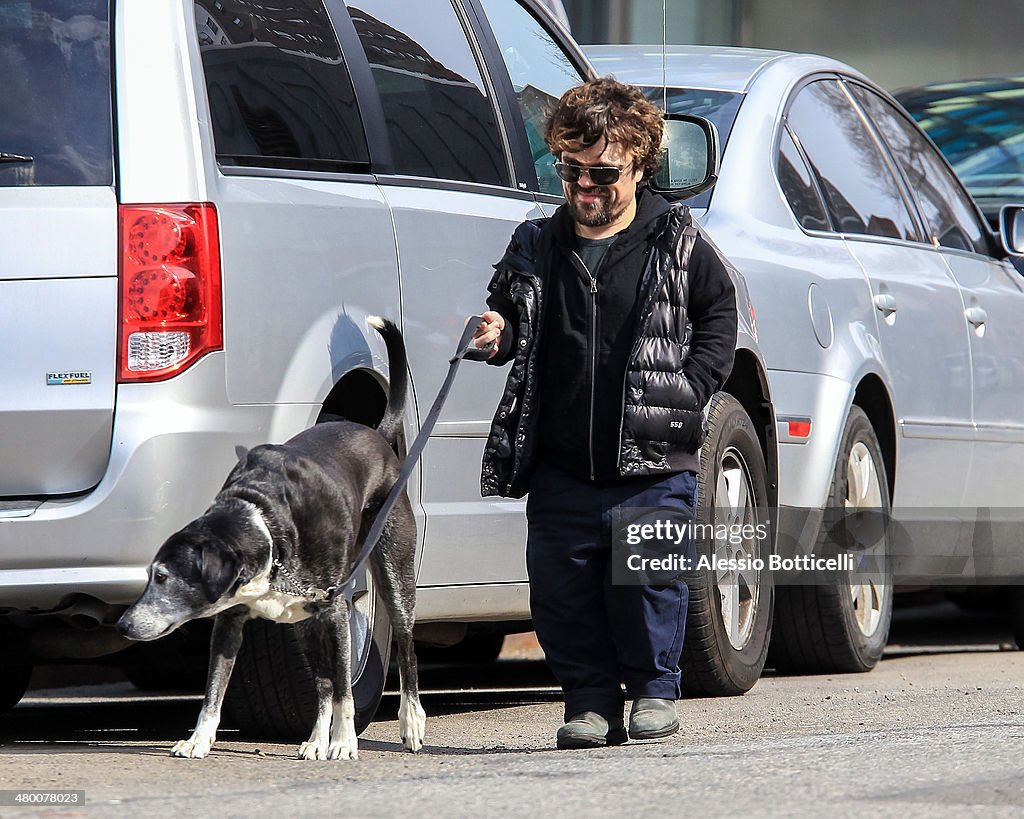 Celebrity Sightings In New York City - March 22, 2014