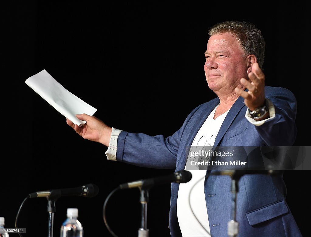 Comic-Con International 2015 - "The Autobiography Of James T. Kirk" As Read By James T. Kirk Himself