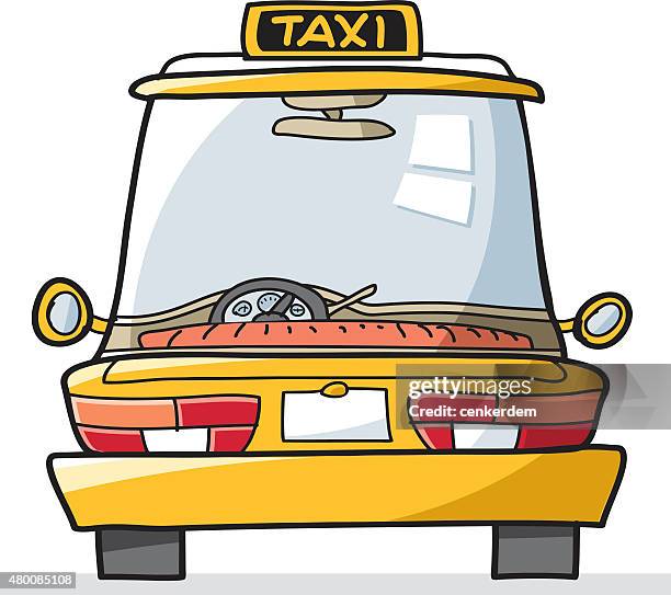 ilustrações, clipart, desenhos animados e ícones de vetor de táxi - taxista