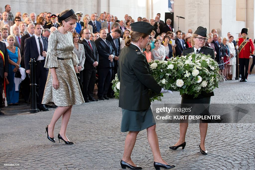 BELGIUM-ROYALS-MEMORIAL