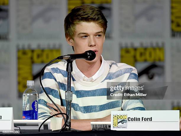 Actor Colin Ford attends CBS TV Studios' panel for "Under the Dome" during Comic-Con International 2015 at the San Diego Convention Center on July 9,...