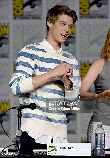 Actor Colin Ford attends CBS TV Studios' panel for "Under the Dome" during Comic-Con International 2015 at the San Diego Convention Center on July 9,...