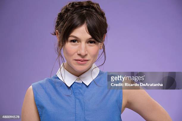 Actress Yael Stone is photographed for Los Angeles Times on June 17, 2015 in Los Angeles, California. PUBLISHED IMAGE. CREDIT MUST READ: Ricardo...