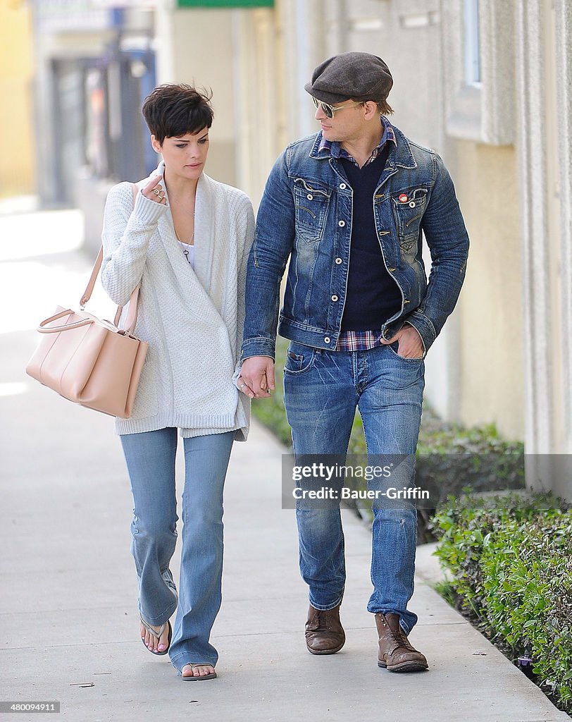 Celebrity Sightings In Los Angeles - March 22, 2014
