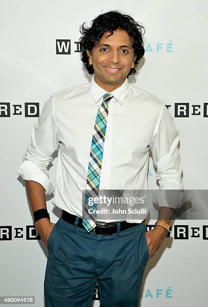 The Visit" director M. Night Shyamalan attends WIRED Cafe at Comic Con 2015 in San Diego at Omni Hotel on July 9, 2015 in San Diego, California.