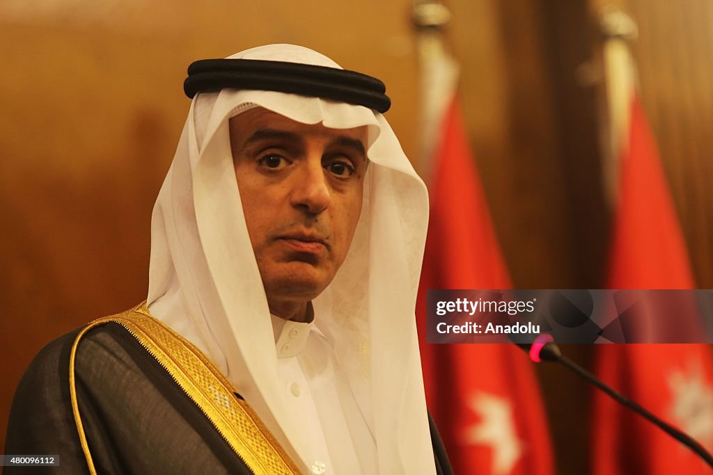 Saudi Foreign Minister Adel al-Jubeir in Jordan