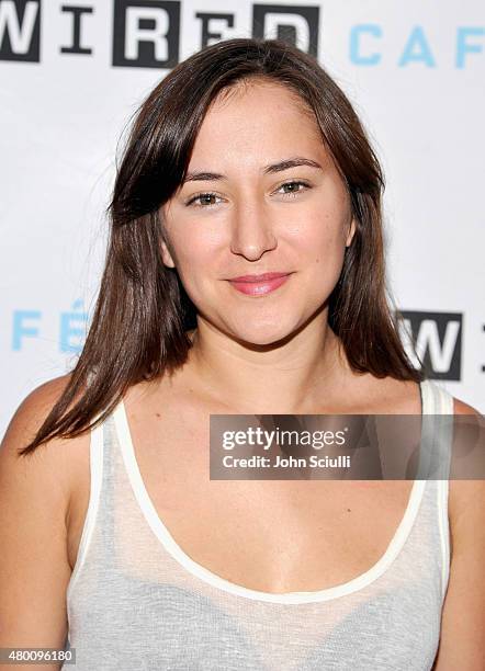 The Legend of Korra" actress Zelda Rae Williams attends WIRED Cafe at Comic Con 2015 in San Diego at Omni Hotel on July 9, 2015 in San Diego,...