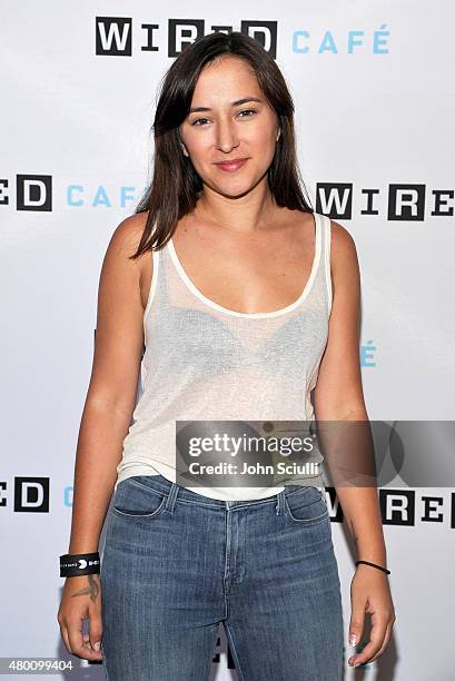 The Legend of Korra" actress Zelda Rae Williams attends WIRED Cafe at Comic Con 2015 in San Diego at Omni Hotel on July 9, 2015 in San Diego,...