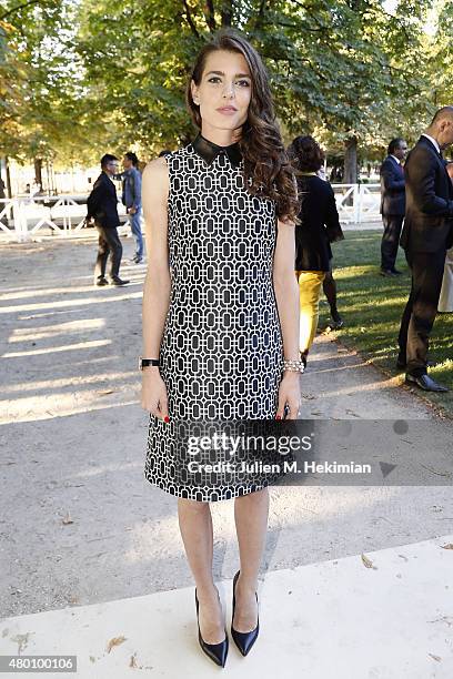 Charlotte Casiraghi attends Montblanc Boheme Event Paris at Orangerie Ephemere on July 10, 2015 in Paris, France.