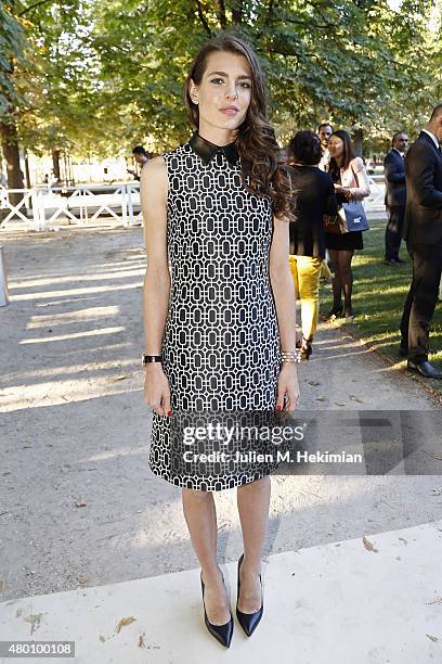 Charlotte Casiraghi attends Montblanc Boheme Event Paris at Orangerie Ephemere on July 10, 2015 in Paris, France.