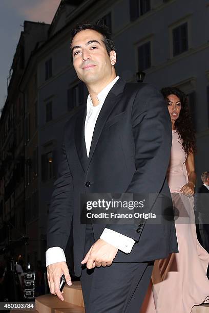 Mohammed Al Turki attends the Valentino 'Mirabilia Romae' show as part of AltaRoma AltaModa Fashion Week Fall/Winter 2015/16 on July 9, 2015 in Rome,...