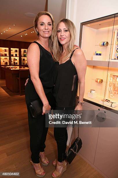 Tamzin Outhwaite and Nicole Appleton attend the launch of new fragrance "Le Jardin De Monsieur Li" by Hermes Paris hosted by Mr Fogg's of Mayfair at...