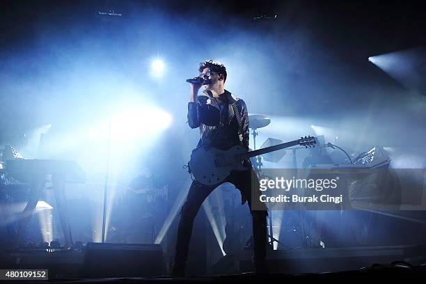 David Macklovitch of Chromeo perform live at Somerset House on July 9, 2015 in London, United Kingdom.