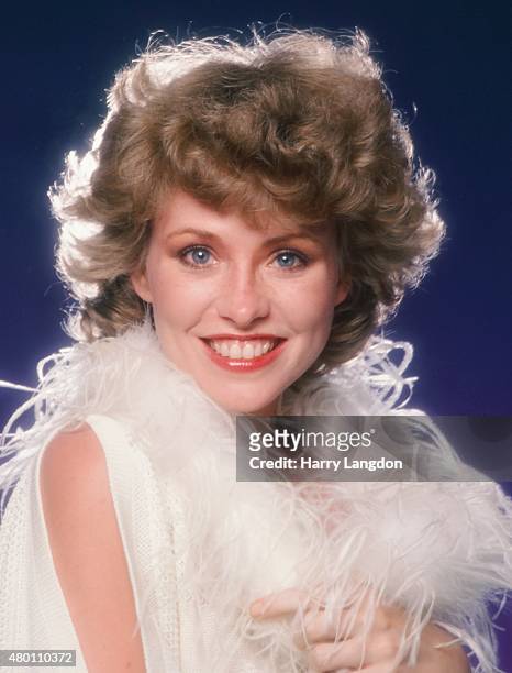 Actress Lauren Tewes poses for a portrait in 1983 in Los Angeles, California.