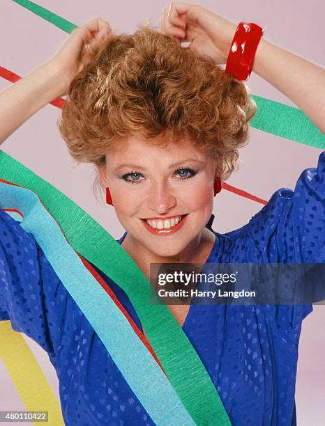 Actress Lauren Tewes poses for a portrait in 1983 in Los Angeles, California.