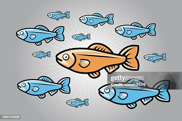standing out - multiple pets stock illustrations