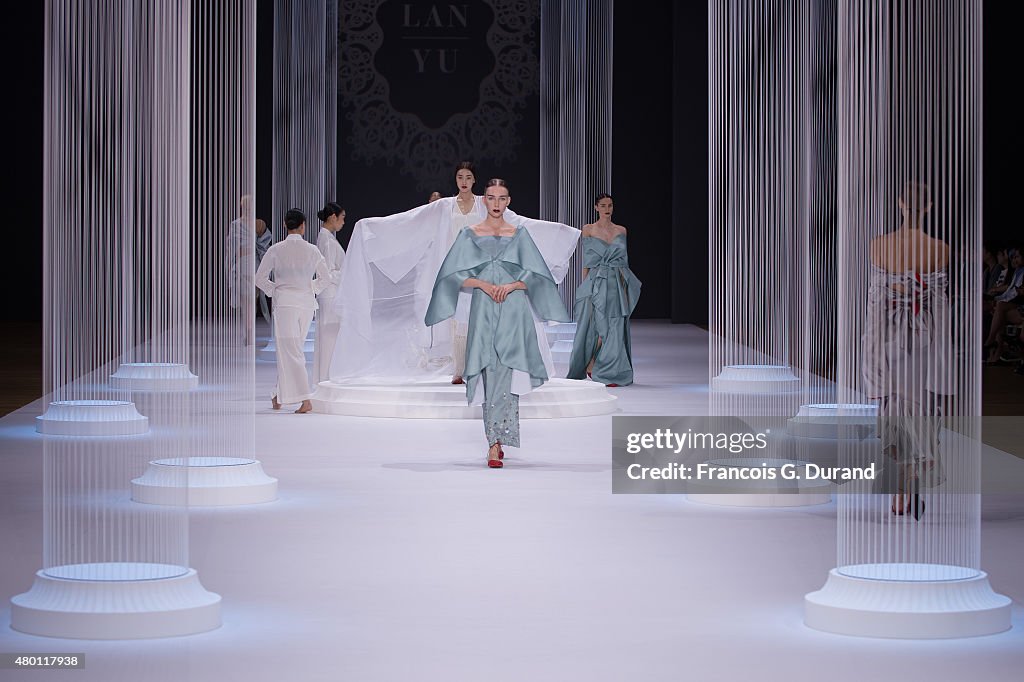 Lan Yu : Runway - Paris Fashion Week - Haute Couture Fall/Winter 2015/2016