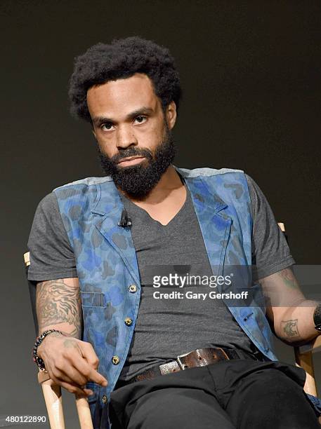 Recording artist Bilal attends ' Apple Store Soho Presents Meet the Musician: Bilal' at Apple Store Soho on July 9, 2015 in New York City.