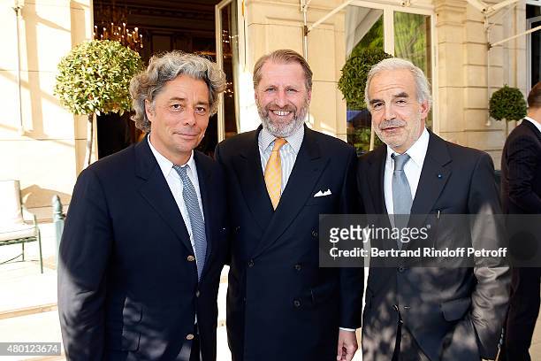 Executive President of Federation Francaise de la Couture Stephane Wargnier, Member of Executive Comity Guillaume de Seynes and President of...
