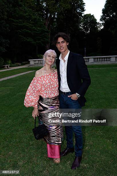 Marie Beltrami and Gwen Pauls attend the Federation Francaise De La Couture Closing Party as part of Paris Fashion Week Haute Couture Fall/Winter...