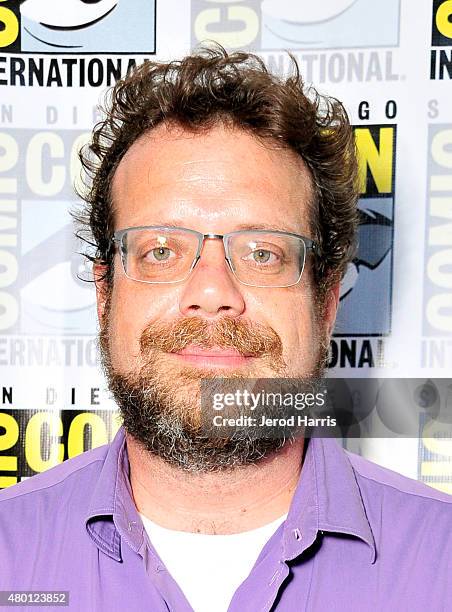 Composer Christophe Beck attends the 3rd Annual Superhero Music press room during Comic-Con International 2015 at Hilton Bayfront on July 9, 2015 in...