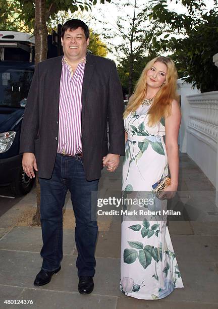 Mark Labbett attending the ITV summer party in Notting Hill on July 9, 2015 in London, England.
