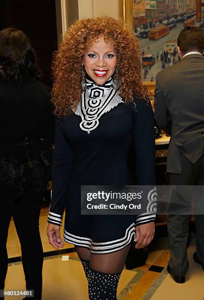 Sports commentator Donna Richardson Joyner attends Aretha Franklin's 72nd Birthday Celebration on March 22, 2014 in New York City.