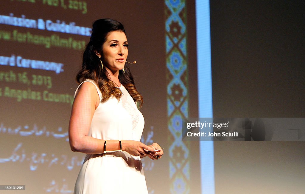 Emcee Shirin Rajaee attends the 6th Annual Farhang Foundation's Short ...