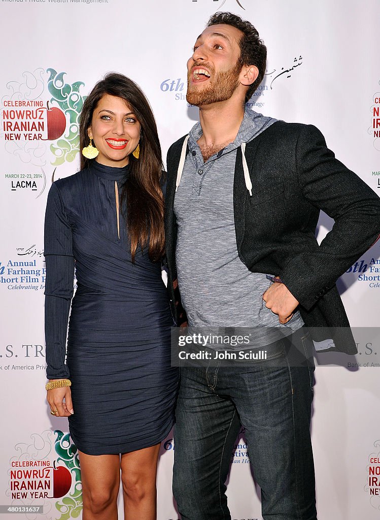Shahab Roudbari Filmmakers/Actors Kathreen Khavari and Shahaub Roudbari attend the ...