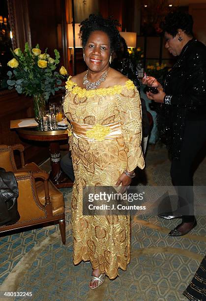 Congresswoman Sheila Jackson Lee attends Aretha Franklin's 72nd Birthday Celebration at the Ritz Carlton on March 22, 2014 in New York City.