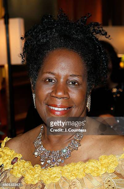 Congresswoman Sheila Jackson Lee attends Aretha Franklin's 72nd Birthday Celebration at the Ritz Carlton on March 22, 2014 in New York City.