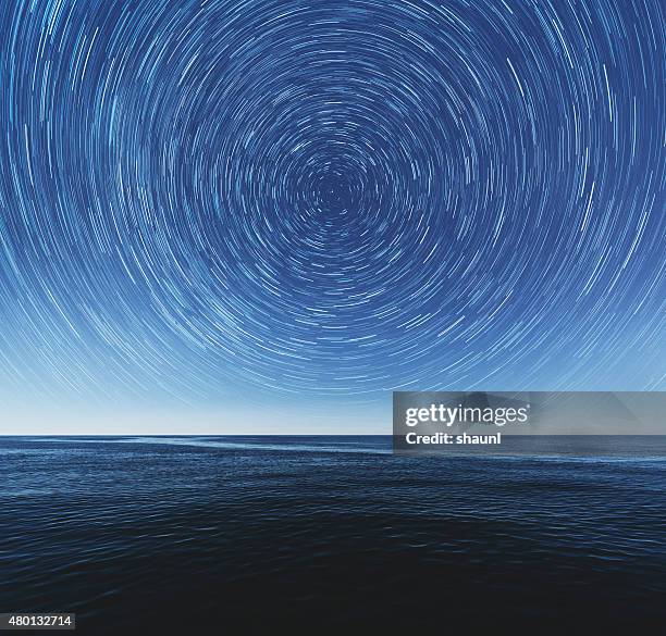 infinite view - long exposure stars stock pictures, royalty-free photos & images