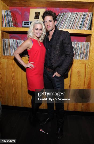 Kimberly Wyatt and Max Rogers attend 2nd Supermodel Saturday at No.8 on March 22, 2014 in New York City.