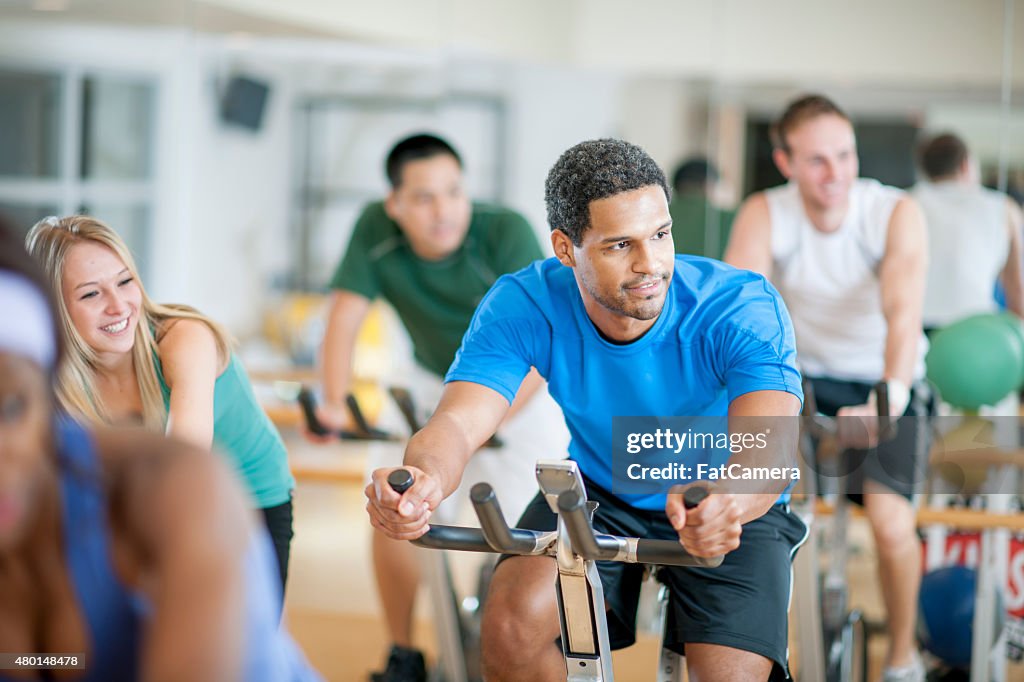 Bicycle exercising Exercise Class