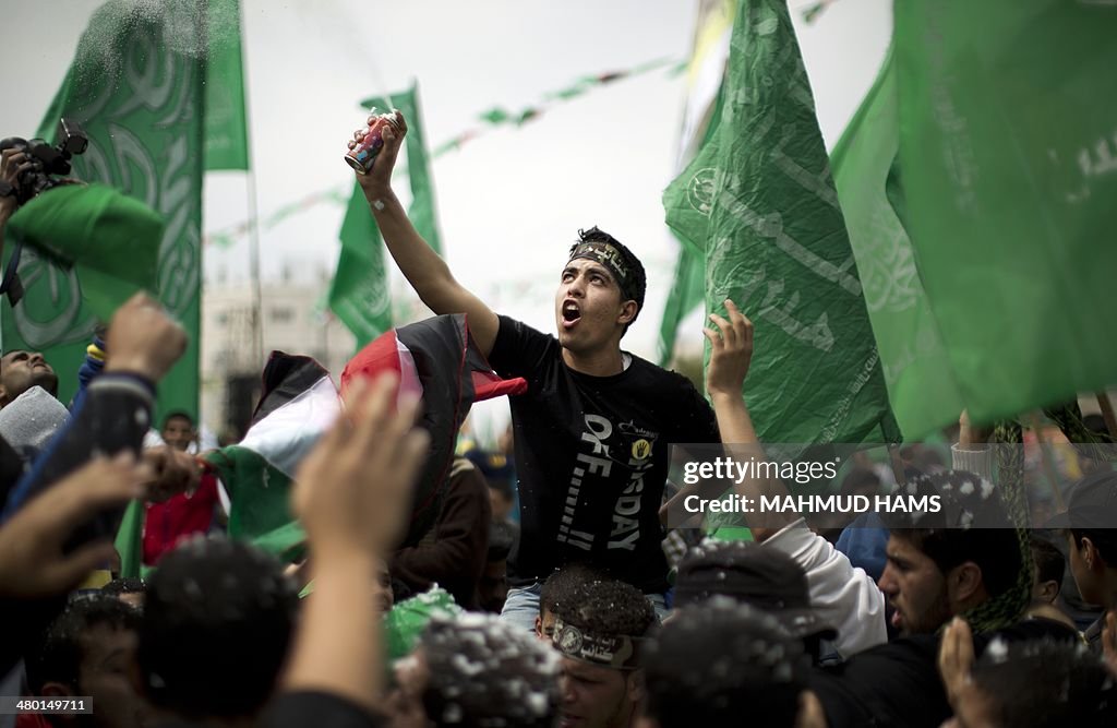 PALESTINIAN-ISRAEL-UNREST-HAMAS-RALLY