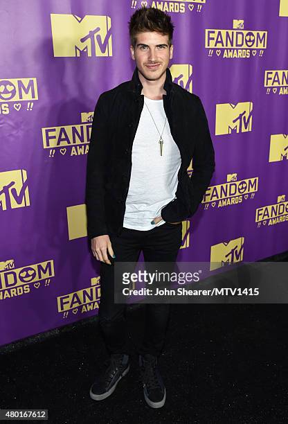 Internet personality Joey Graceffa attends the MTV Fandom Awards San Diego at PETCO Park on July 9, 2015 in San Diego, California.