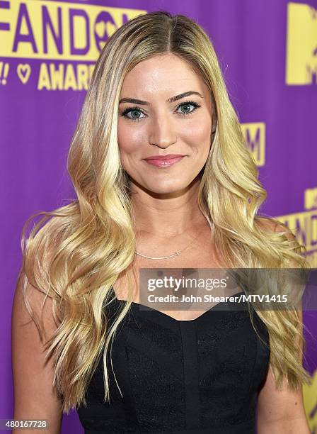 Comedian Justine Ezarik attends the MTV Fandom Awards San Diego at PETCO Park on July 9, 2015 in San Diego, California.