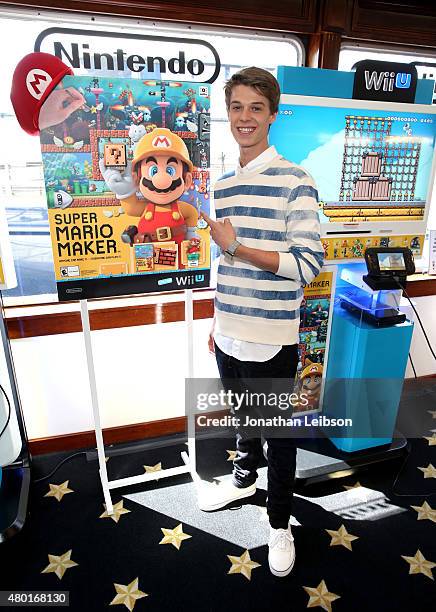 Actor Colin Ford attends The Nintendo Lounge on the TV Guide Magazine yacht during Comic-Con International 2015 on July 9, 2015 in San Diego,...