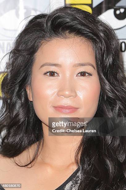Actress Jadyn Wong attends the CBS Television Studios press room during Comic-Con International on July 9, 2015 in San Diego, California.