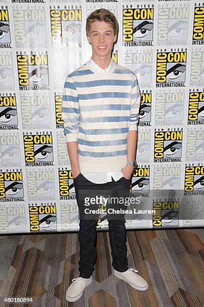 Actor Colin Ford attends the CBS Television Studios press room during Comic-Con International on July 9, 2015 in San Diego, California.