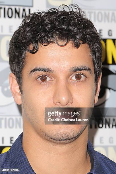 Actor Elyes Gabel attends the CBS Television Studios press room during Comic-Con International on July 9, 2015 in San Diego, California.